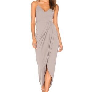 SHONA JOY AYSTER COCKTAIL ASYMMETRICAL DRESS